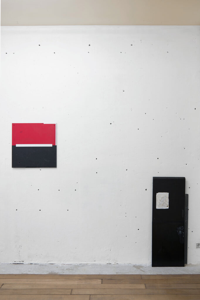 Installation view: Christian Eisenberg & Jan Kunkel, Arbeiten zu » Barrage «, 14.09 – 12.10.2024