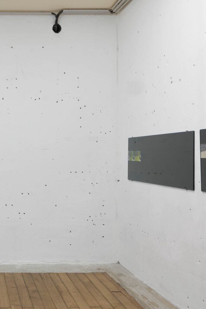 Installation view: Christian Eisenberg & Jan Kunkel, Arbeiten zu » Barrage «, 14.09 – 12.10.2024